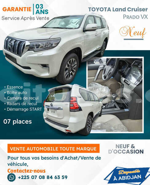 Big with watermark toyota land cruiser prado abidjan abidjan 68167